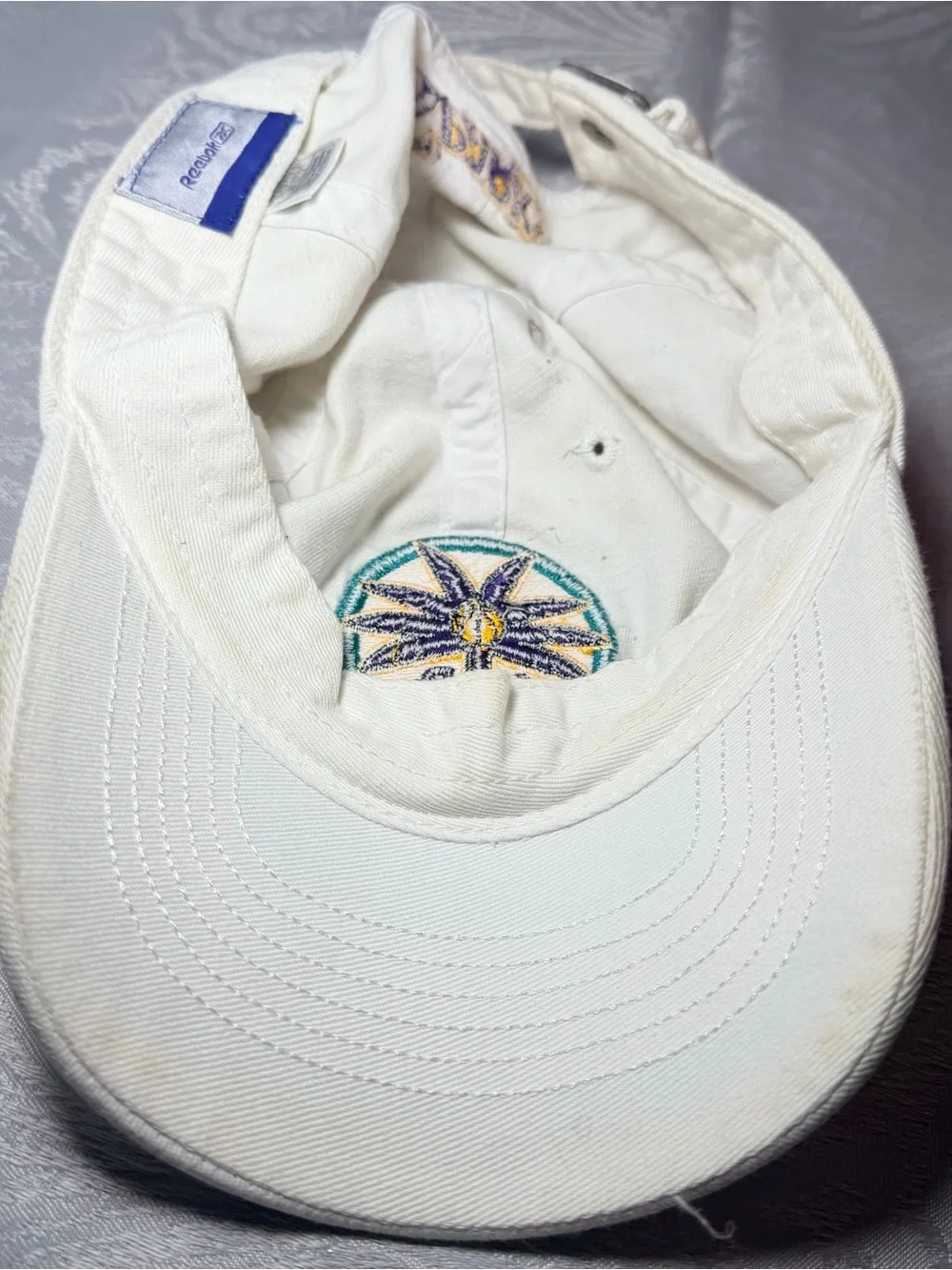Reebok Los Angeles Sparks white cap with embroidery